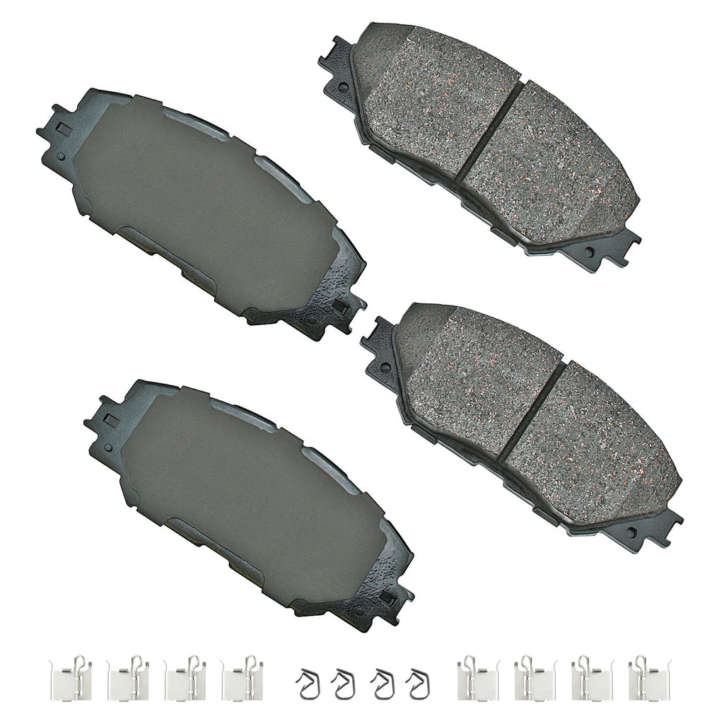 AKEBONO BRAKE CORPORATION ACT1210A - ProACT Ultra-Premium Bra ke Pads - Front image