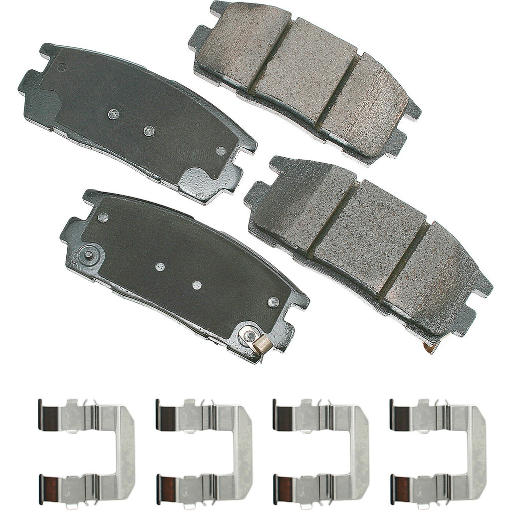 AKEBONO BRAKE CORPORATION ACT1275 - Brake Pad Rear Chevrolet Captive 12-15 Equinox 07 image