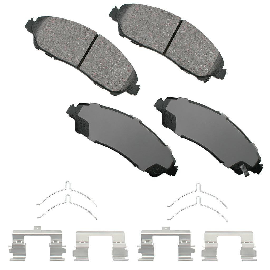 AKEBONO BRAKE CORPORATION ACT1280 - ProACT Ultra-Premium Bra ke Pads - Front image