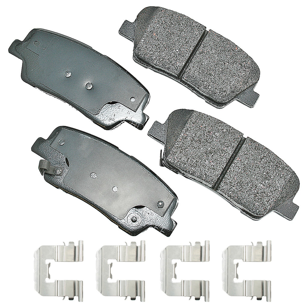 AKEBONO BRAKE CORPORATION ACT1284B - Brake Pad Rear Hyundai Santa Fe 10-16 image