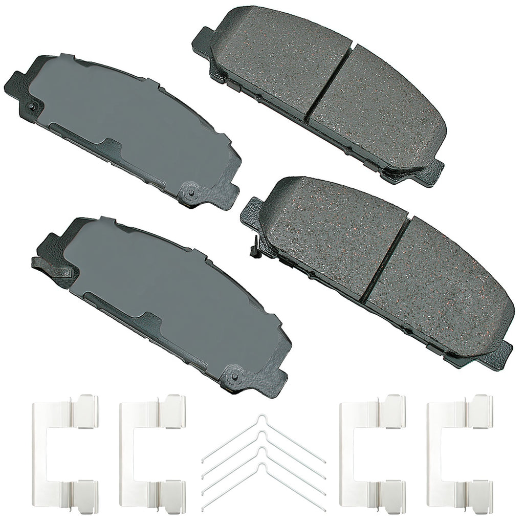 AKEBONO BRAKE CORPORATION ACT1286A - Brake Pad Front Infiniti QX56 06-13 QX8 06-13 image