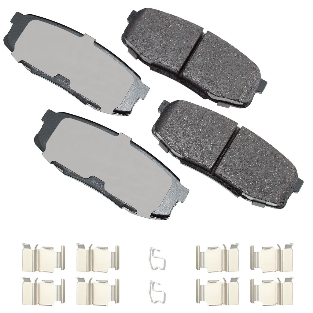 AKEBONO BRAKE CORPORATION ACT1304A - Brake Pad Rear Lexus LX570 08-11/13-19 Toyota image