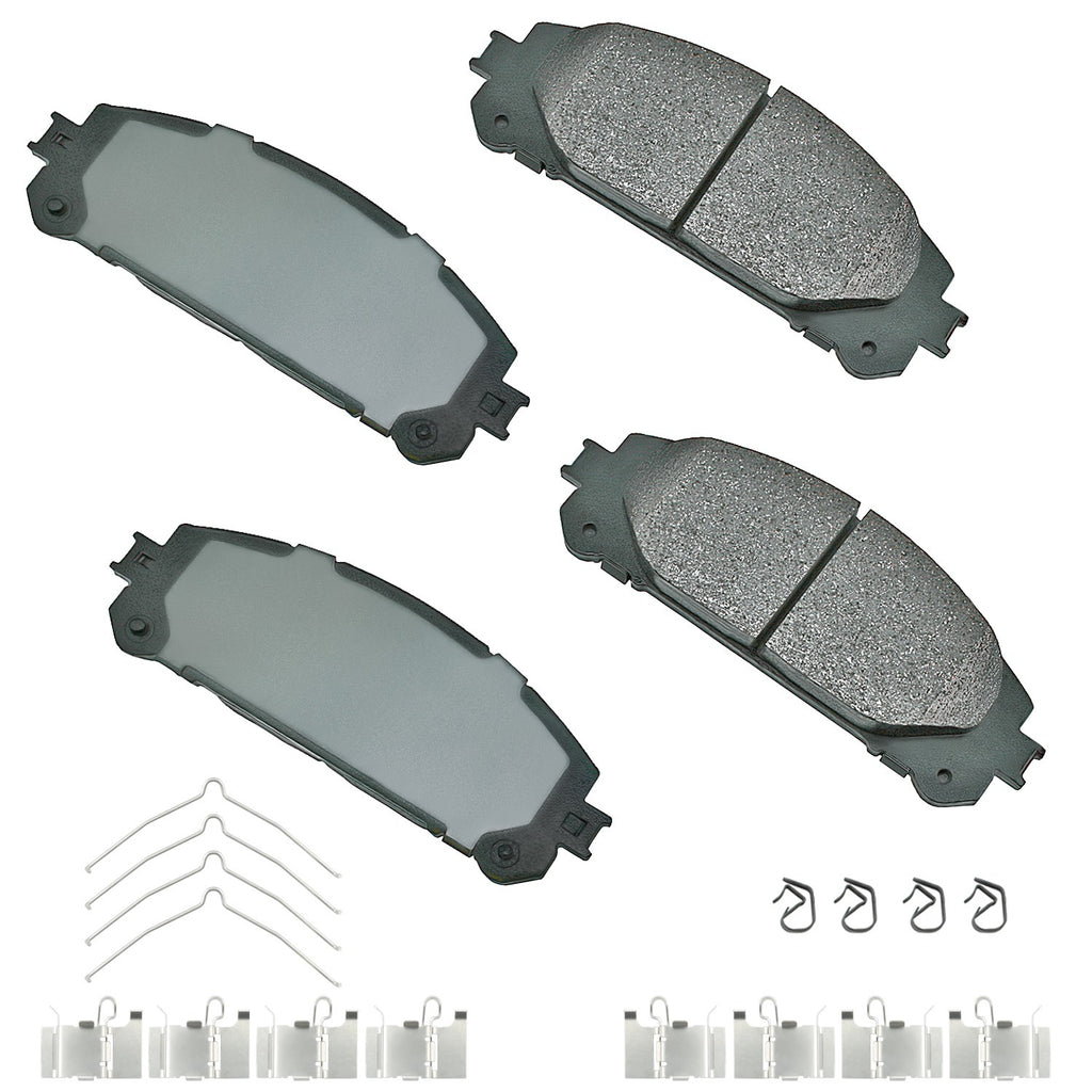 AKEBONO BRAKE CORPORATION ACT1324A - Brake Pad Front Lexus NX200T 15-17 NX300H image