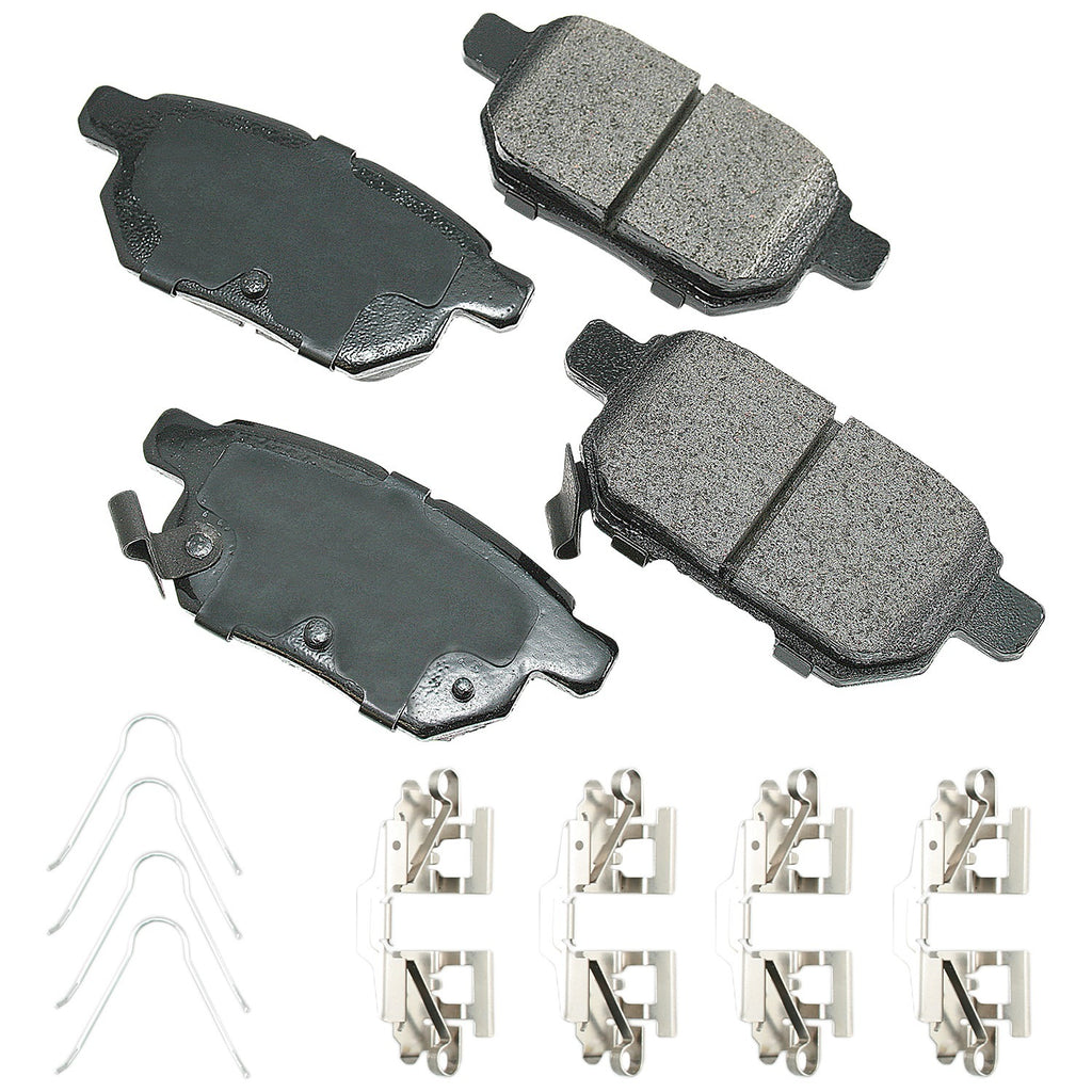 AKEBONO BRAKE CORPORATION ACT1354B - Brake Pad Rear Pontiac Vibe 09-10 Toyota image