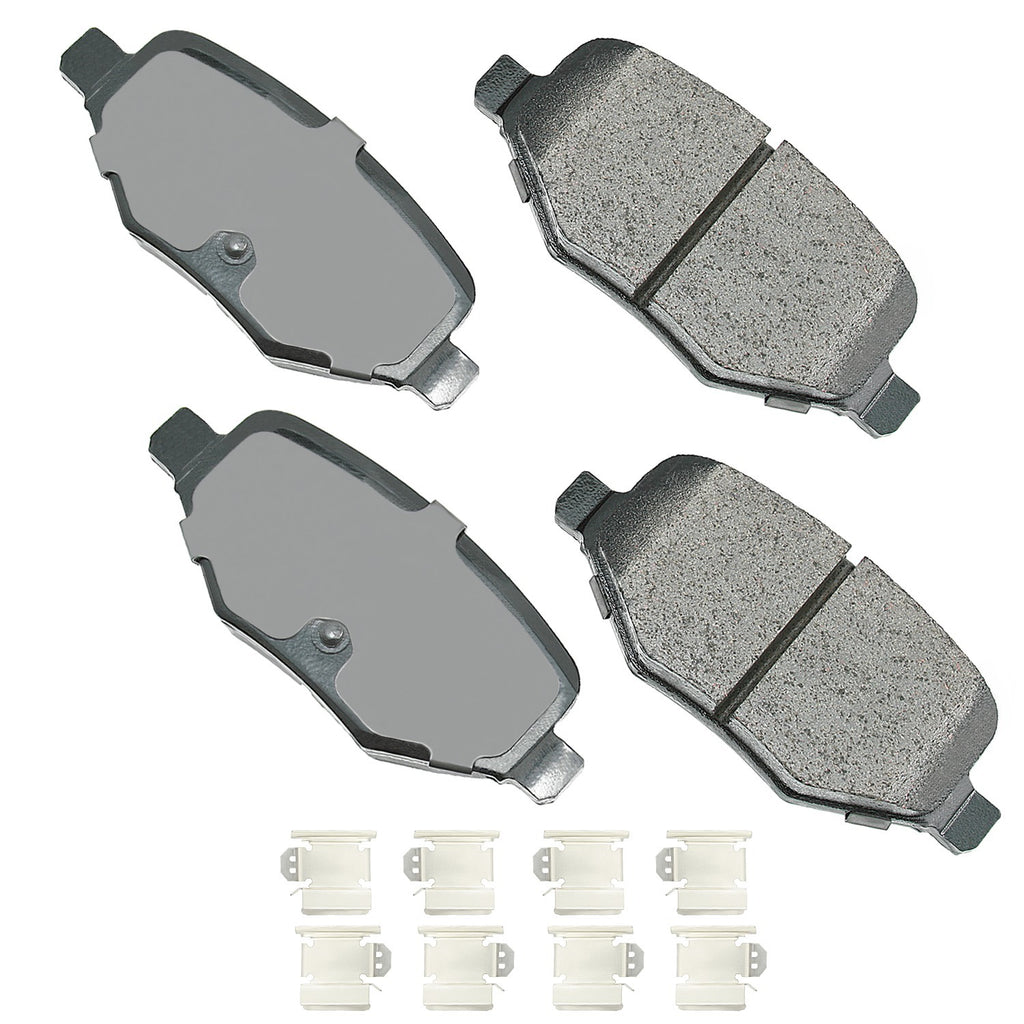 AKEBONO BRAKE CORPORATION ACT1377B - Brake Pad Rear Ford Explorer 11-19 image