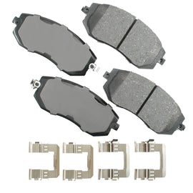 AKEBONO BRAKE CORPORATION ACT1539 - ProACT Ultra-Premium Bra ke Pads - Front image