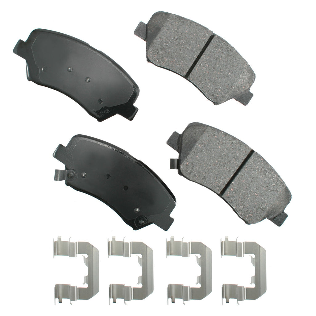 AKEBONO BRAKE CORPORATION ACT1543A - Brake Pad Front Hyundai Elantra 11-16 Coupe 13- image