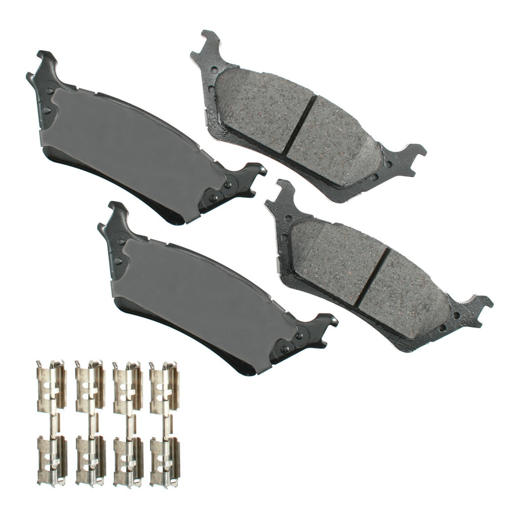 AKEBONO BRAKE CORPORATION ACT1602 - Brake Pad Rear Ford F-150 12-17 image