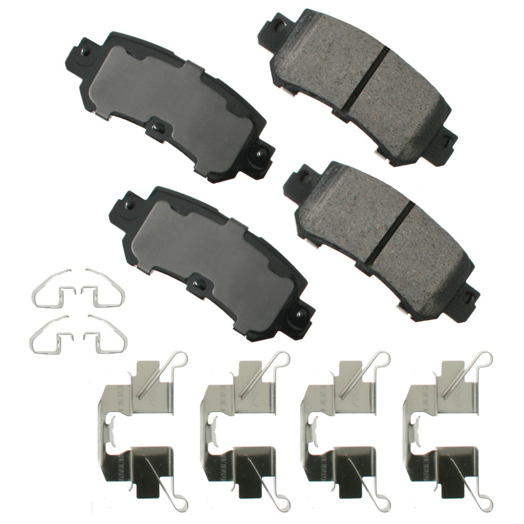 AKEBONO BRAKE CORPORATION ACT1624 - Brake Pad Rear Mazda CX- 3 16-18 CX-5 13-15 image