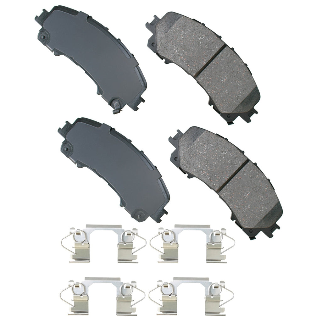 AKEBONO BRAKE CORPORATION ACT1736 - Brake Pad Front Infiniti Q50 14-19 Q60 17-19 image