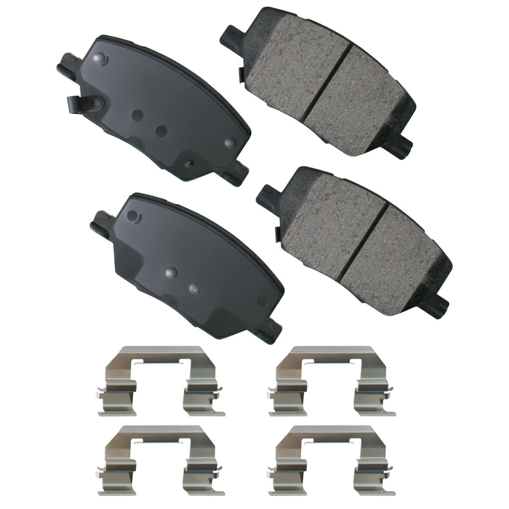 AKEBONO BRAKE CORPORATION ACT1811 - Fiat 500X 19-16  Jeep Co mpass 19-17  Renegade 19 image