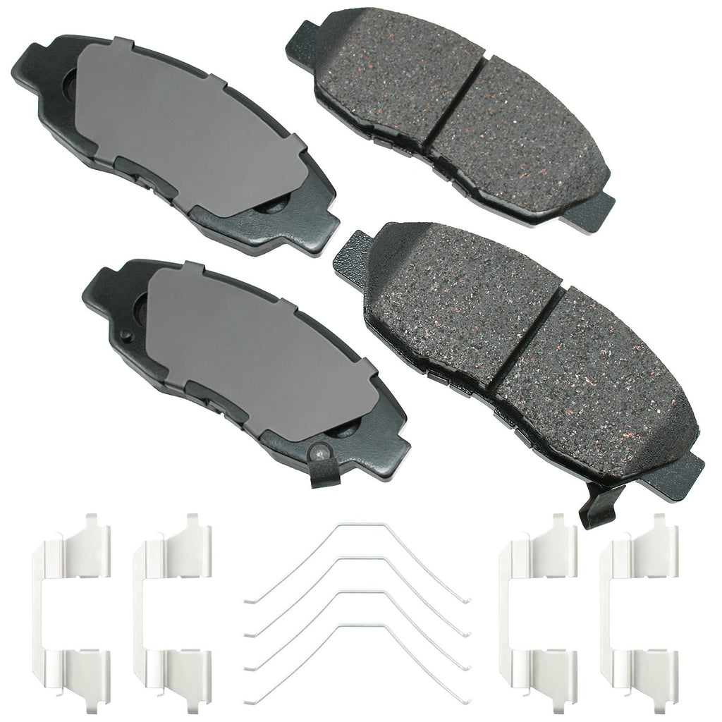 AKEBONO BRAKE CORPORATION ACT465B - ProACT Ultra-Premium Bra ke Pads - Front image