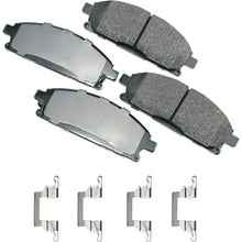 Load image into Gallery viewer, AKEBONO BRAKE CORPORATION ACT691A - Brake Pads Front Acura MDX 03-06 Quest 04-09 image