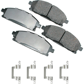 AKEBONO BRAKE CORPORATION ACT691A - Brake Pads Front Acura MDX 03-06 Quest 04-09 image
