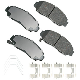AKEBONO BRAKE CORPORATION ACT787A - ProACT Ultra-Premium Bra ke Pads - Front image