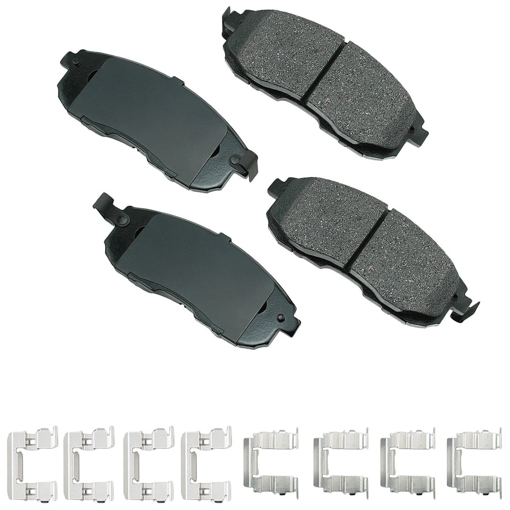 AKEBONO BRAKE CORPORATION ACT815A - ProACT Ultra-Premium Bra ke Pads - Front image