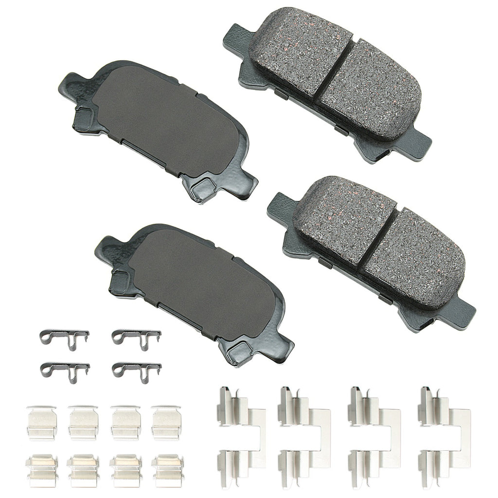 AKEBONO BRAKE CORPORATION ACT828A - Brake Pads Rear Toyota Avalon 00-07 Camry 00-06 image