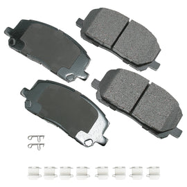 AKEBONO BRAKE CORPORATION ACT884A - ProACT Ultra-Premium Bra ke Pads - Front image