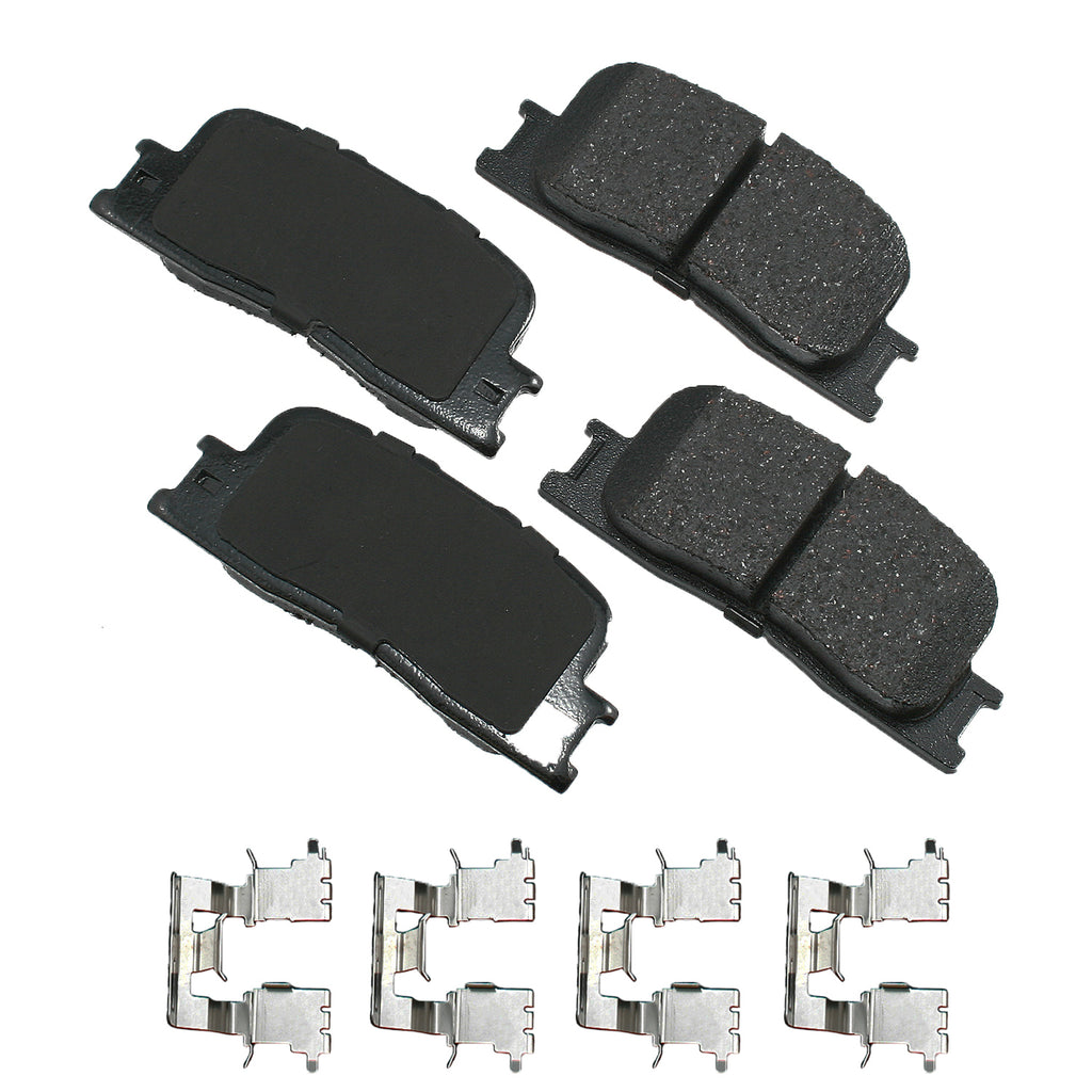 AKEBONO BRAKE CORPORATION ACT885 - Brake Pad Rear Lexus ES300 02-03 Camry image