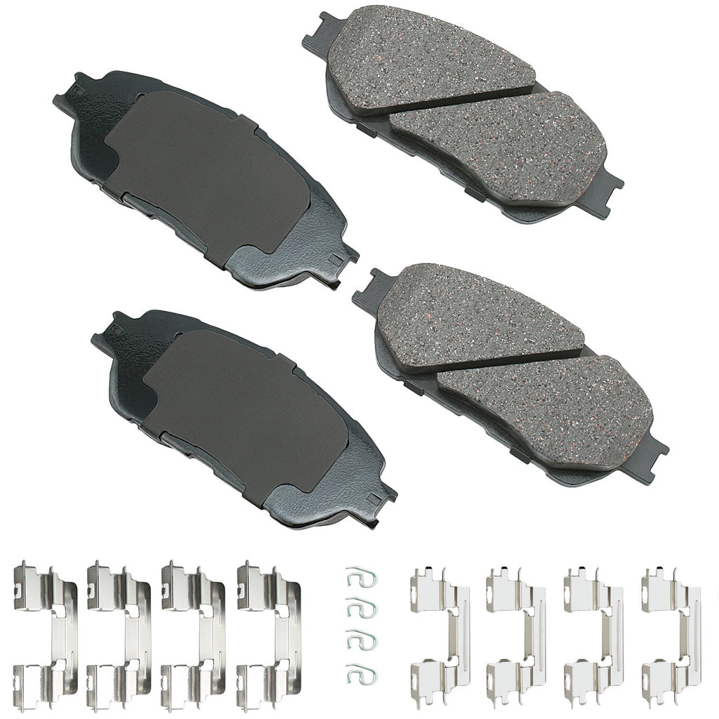 AKEBONO BRAKE CORPORATION ACT906B - ProACT Ultra-Premium Bra ke Pads - Front image