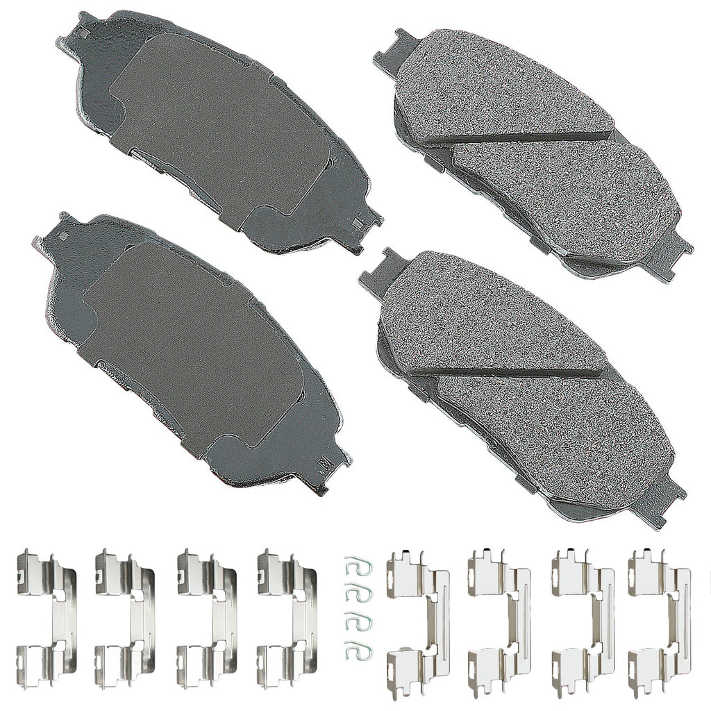 AKEBONO BRAKE CORPORATION ACT906C - Brake Pads Front Lexus ES300 02-03 ES330 04-06 image