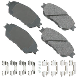 AKEBONO BRAKE CORPORATION ACT906C - Brake Pads Front Lexus ES300 02-03 ES330 04-06 image