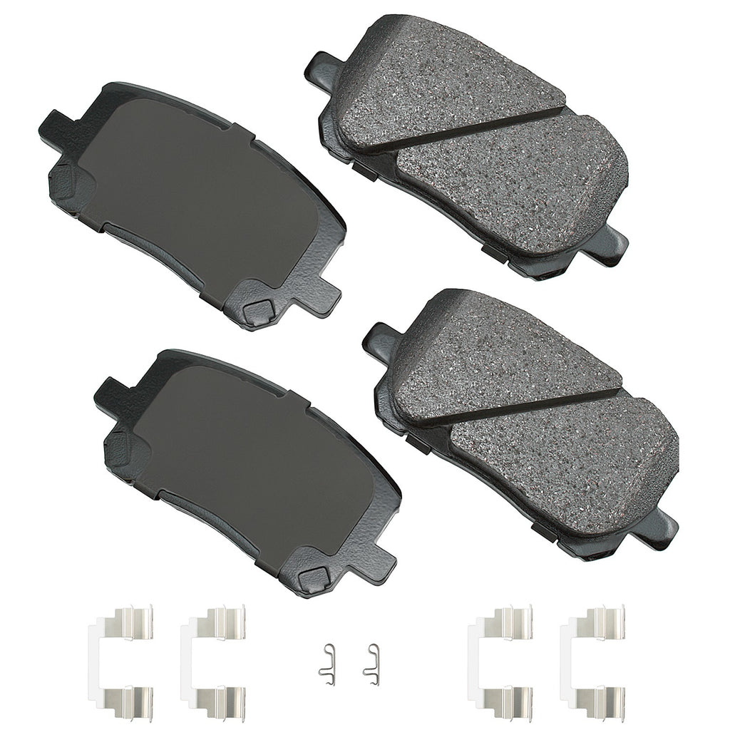 AKEBONO BRAKE CORPORATION ACT923A - Pontiac Vibe 08-03  Toyo ta Corolla 08-03  Matrix image