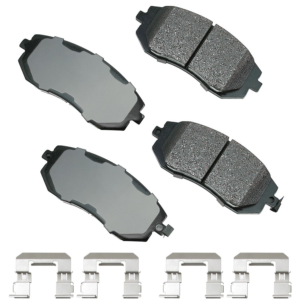 AKEBONO BRAKE CORPORATION ACT929A - ProACT Ultra-Premium Bra ke Pads - Front image