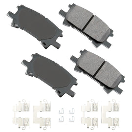 AKEBONO BRAKE CORPORATION ACT996A - Brake Pads Front Lexus RX330 04-06 RX350 07-09 image
