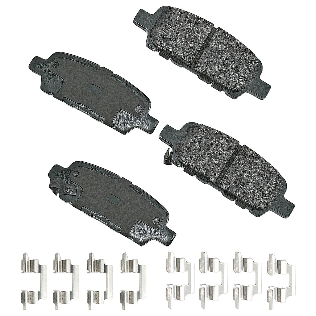 AKEBONO BRAKE CORPORATION ASP905A - Brake Pads Infiniti EX35 08-12 EX37 13 FX35 03-12 image