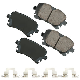 AKEBONO BRAKE CORPORATION EUR1018A - Euro Ultra-Premium Brake Pads - Rear image