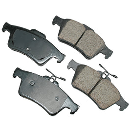 AKEBONO BRAKE CORPORATION EUR1095 - Euro Ultra-Premium Brake Pads - Rear image