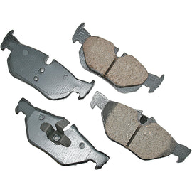 AKEBONO BRAKE CORPORATION EUR1267 - Brake Pads Rear BMW 128i 08-13 323i 10-11 image