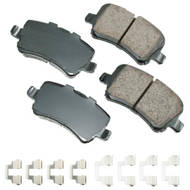 AKEBONO BRAKE CORPORATION EUR1307A - Brake Pads Rear Land Rover LR2 13-15 Range Rv image