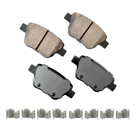 AKEBONO BRAKE CORPORATION EUR1456 - Brake Pads Rear Audi A3 11-13 Quattro 10-13 image