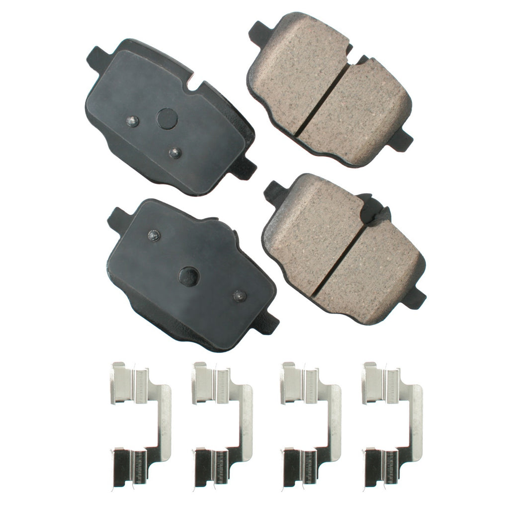 AKEBONO BRAKE CORPORATION EUR1469 - Brake Pads Rear BMW 550i 11-16 550i xDrive 11-16 image