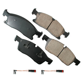 AKEBONO BRAKE CORPORATION EUR1629 - Euro Ultra-Premium Brake Pads - Front image
