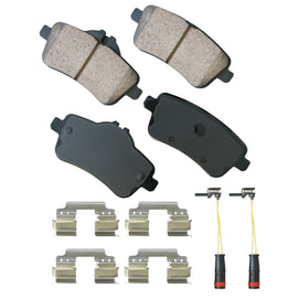 AKEBONO BRAKE CORPORATION EUR1630A - Brake Pads Rear Mercedes GLE300d 16 GLE350 16-17 image