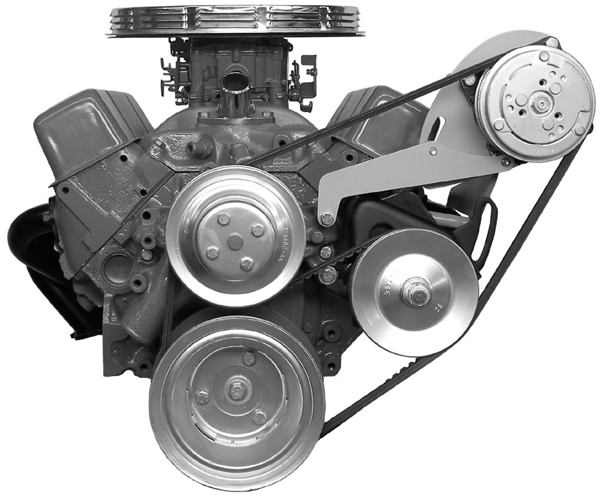 ALAN GROVE COMPONENTS 119L - SBC LWP A/C Bracket  image