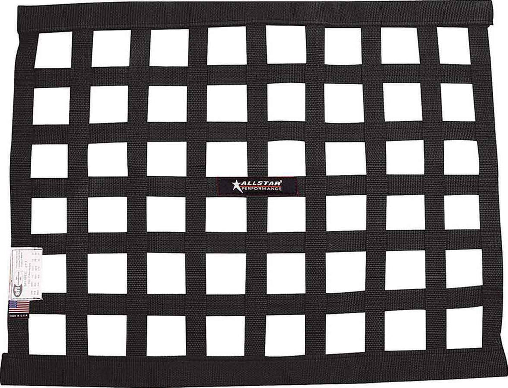 ALLSTAR PERFORMANCE 10285 - Window Net Border Style 18 x 24 SFI Black image