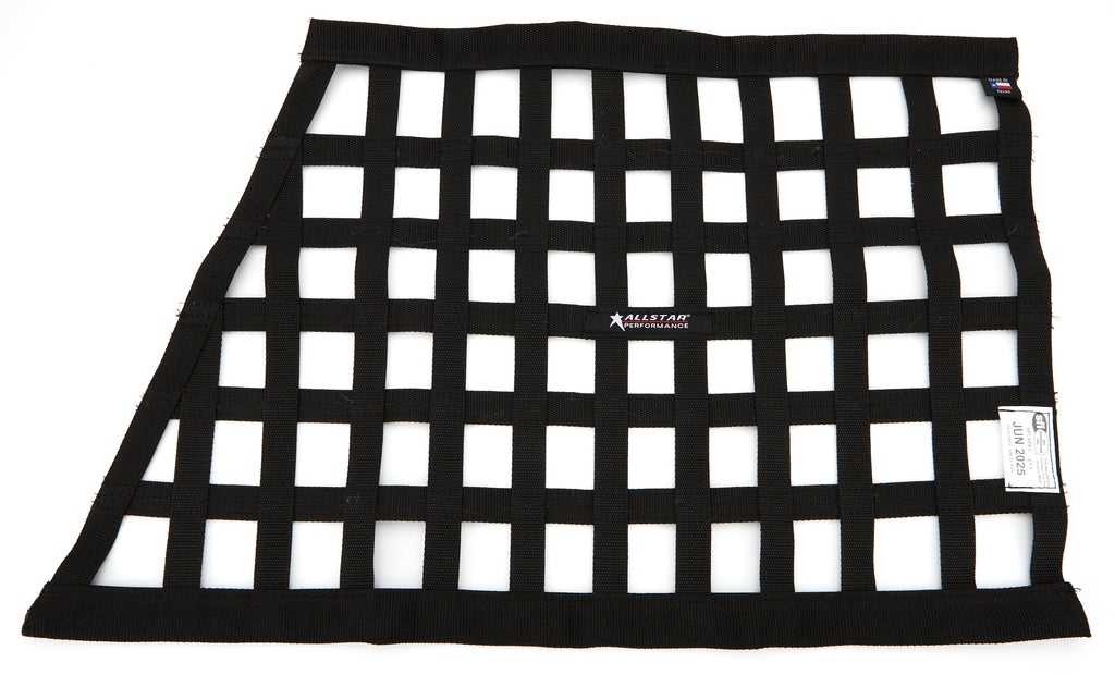 ALLSTAR PERFORMANCE 10288 - Window Net Border Style Angled Black SFI image