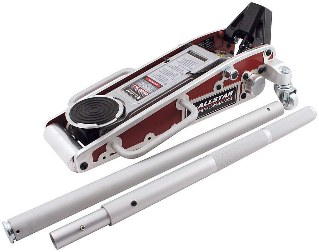 ALLSTAR PERFORMANCE 10422 - Aluminum Racing Jack 3 Pump Red image