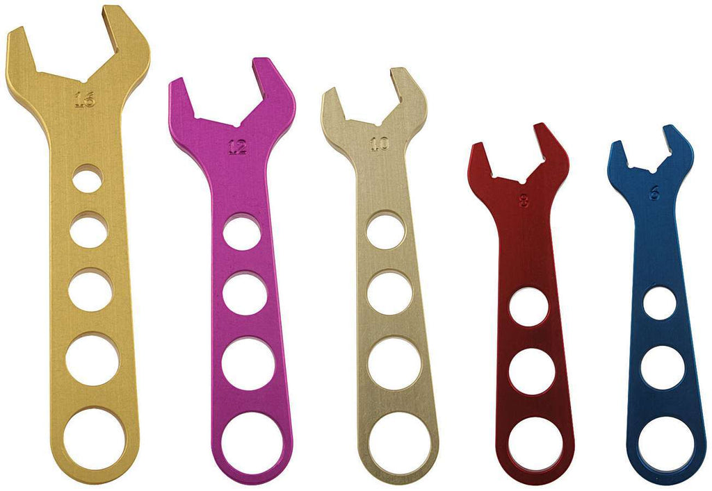 ALLSTAR PERFORMANCE 11100 - Aluminum Wrench Set (6-8-10-12-16) image