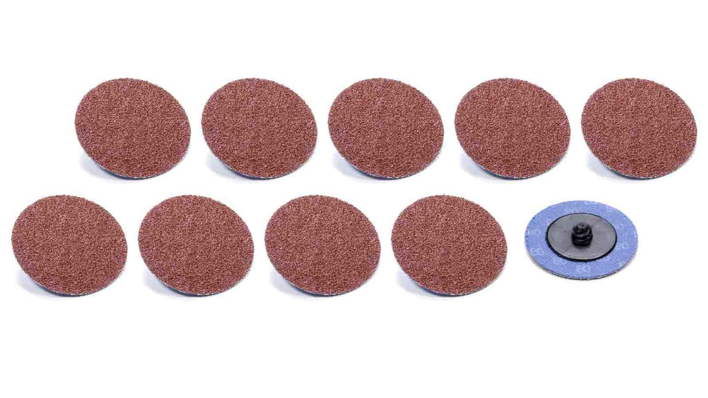 ALLSTAR PERFORMANCE 12106 - Twist Lock Sanding Disc 2in 80 Grit 10pk image