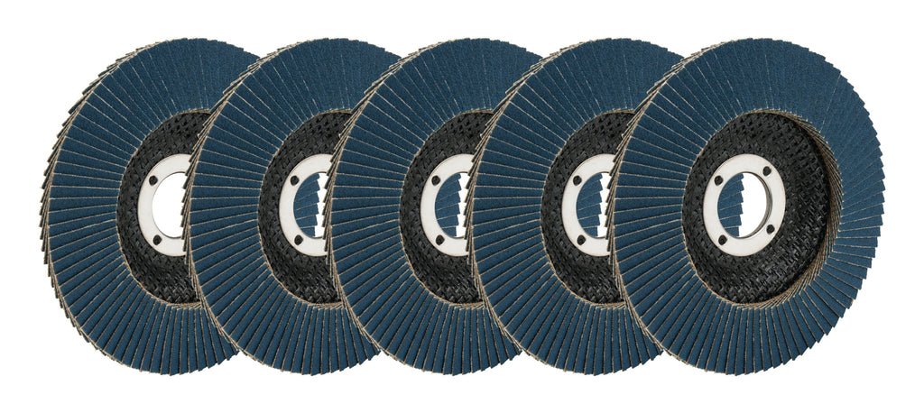 ALLSTAR PERFORMANCE 12121-5 - Flap Discs 60 Grit 4-1/2in with 7/8in Arbor image