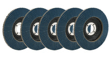 Load image into Gallery viewer, ALLSTAR PERFORMANCE 12122-5 - Flap Discs 80 Grit 4-1/2in with 7/8in Arbor image