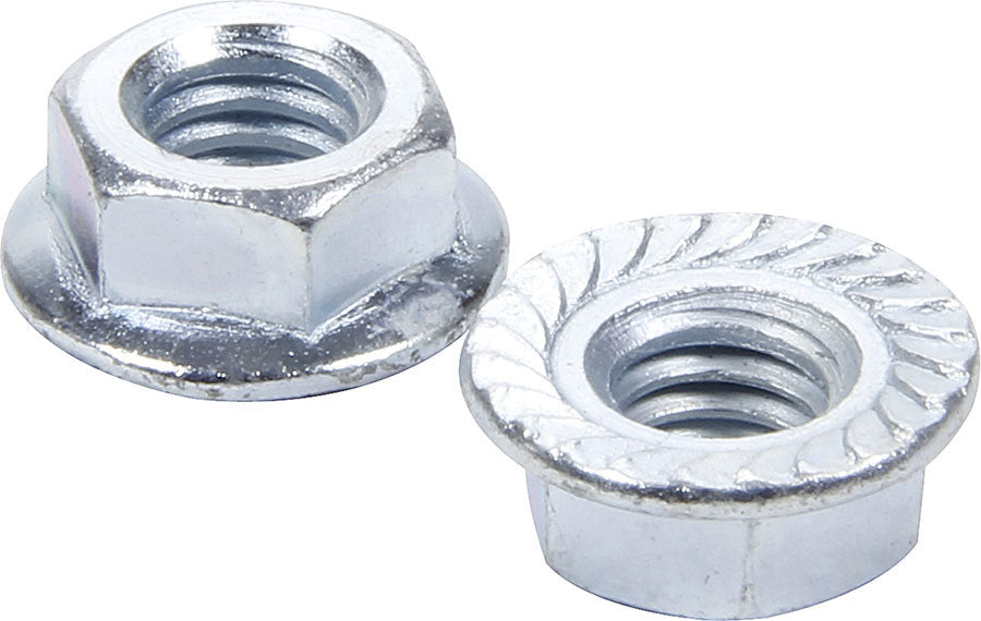ALLSTAR PERFORMANCE 16041-10 - Serrated Flange Nuts 5/16-18 10pk image