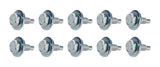 Body Bolt 3/4in 10pk Silver