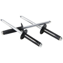 Load image into Gallery viewer, ALLSTAR PERFORMANCE 18187 - Md Hd Rivet 250Pk Black Flange Type Alum Mandrel image