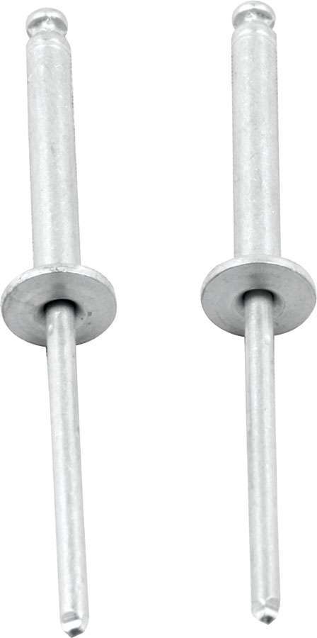 ALLSTAR PERFORMANCE 18199 - 1/8in Alum Rivet Silver 100Pk Flange Type image